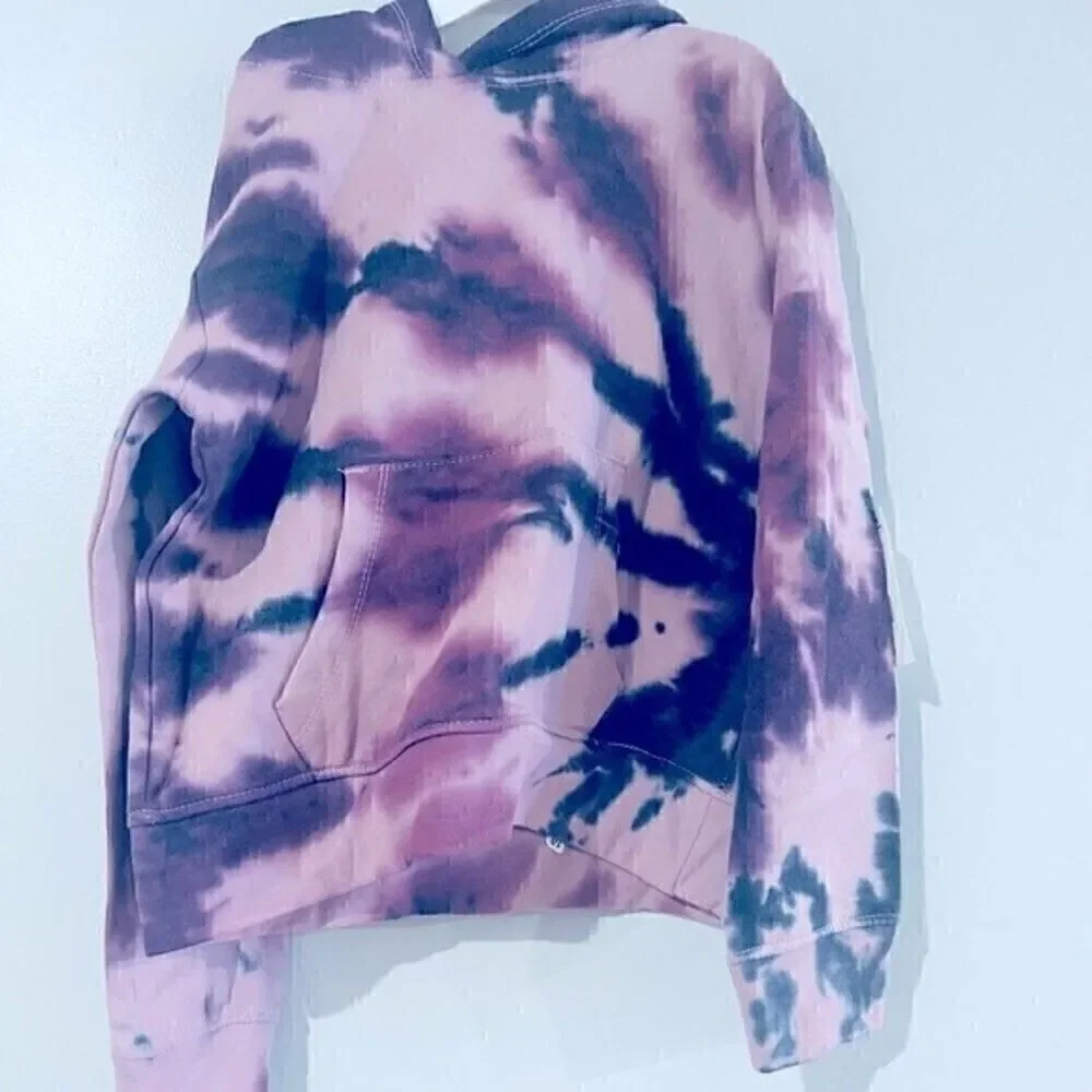 IMPERIAL STAR Big Girls Hooded Fleece Tie-Dye Fleece Pullover, hoodie